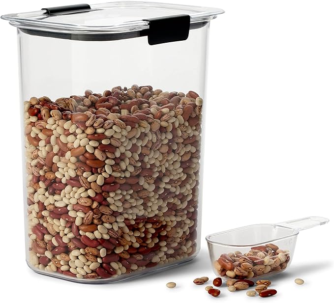 Rubbermaid Brilliance 14-Piece Food Storage Container Set with Scoops Airtight BPA-Free for Kitchen and Pantry Organization - Image 7