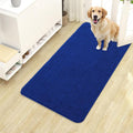 OLANLY Dog Door Mat for Muddy Paws 40x24, Absorbs Moisture and Dirt, Absorbent Non-Slip Washable Doormat, Quick Dry Chenille Mud Mat for Dogs, Entry Indoor Entryway Carpet for Inside Floor, Royal Blue by OLANLY