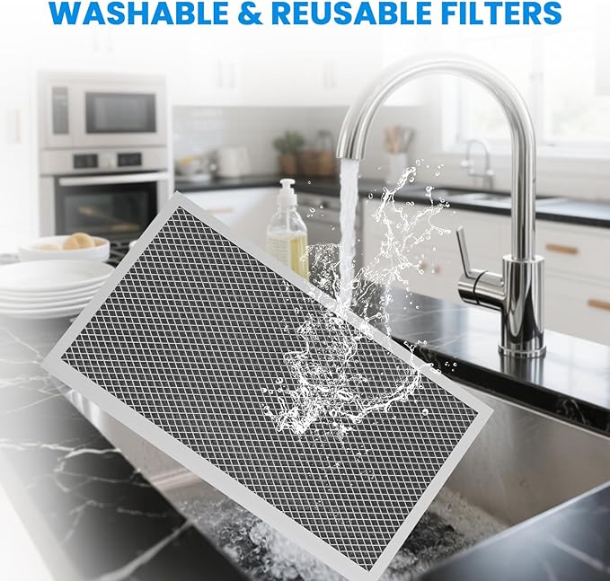 CADPXS Washable MERV-1 Filter Replacement Set for Crawl Spaces Dehumidifiers Remois X125/XP125, 4 Pack - Image 6