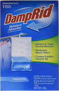 DampRid Fragrance Free Hanging Moisture Absorber, Inhibits Mold and Mildew, 14 ounce, pack of 6 by DampRid