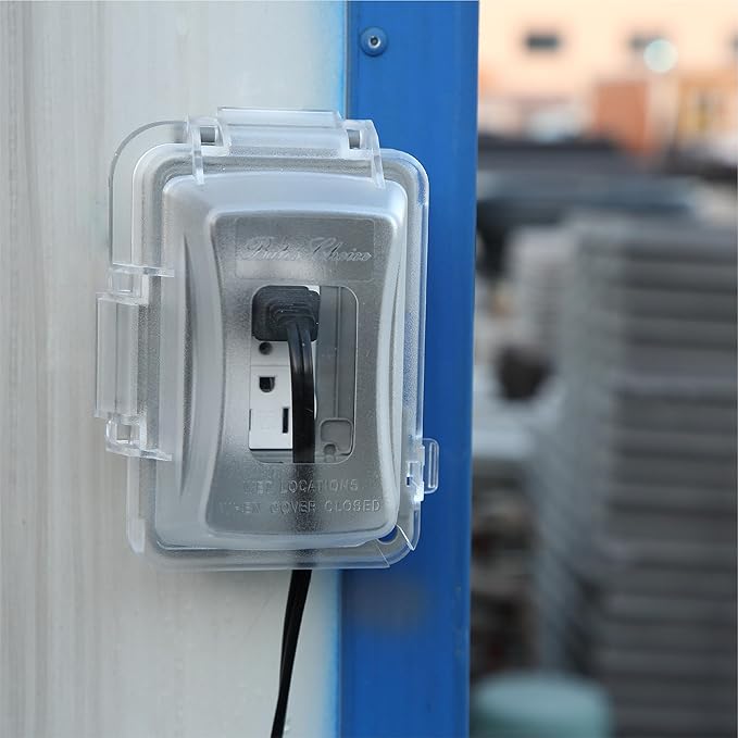 Bates- Weatherproof Electrical Outlet Cover, 1-Gang, Outdoor Plug Cover - Image 9