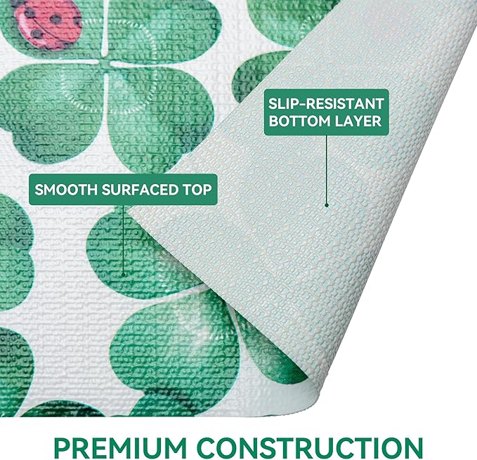 2 Rolls 12" W x 120" L Floral Drawer and Shelf Liner for Cabinets, Non-Adhesive Strong Grip Non-Slip Flower Shelf Cabinet Kitchen Shelf Liners for Kitchen Cabinets - Image 5