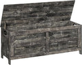 Storage Chest, 47.2” Large Toy Chest, Entryway Storage Trunk, Storage Bench with Safety Hinge, Entrance Bench for Living Room, Entrance, Bedroom, Vintage Gray SCRP48901 by MAHANCRIS