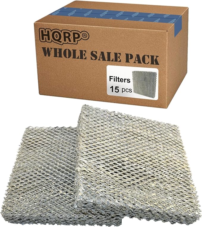 HQRP 15-Pack Water Filter Compatible with Aprilaire 35 fits 700, 700M, 600, 600M, 350, 360, 560, 560A, 568, 760, 768 Humidifiers by HQRP