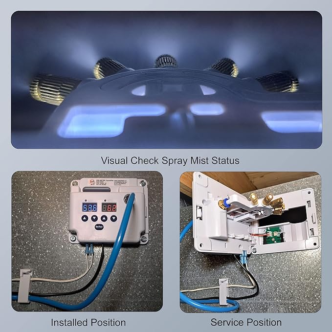 Evaporative Duct Mount Whole House Furnace Humidifier, Atomizing Cool Mist Variable Capacities for Homes and Offices from 1000 to 3500 sq. ft. - Image 5