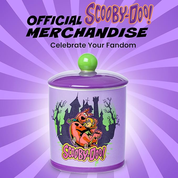Silver Buffalo Scooby Doo Scooby Snacks Spooky Ceramic Cookie Snack Jar (Large) - Image 6