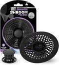ShowerShroom Ultra Matte Black Hair Catcher, Stainless Steel Drain Protector, Fits All Shower Drains by TubShroom