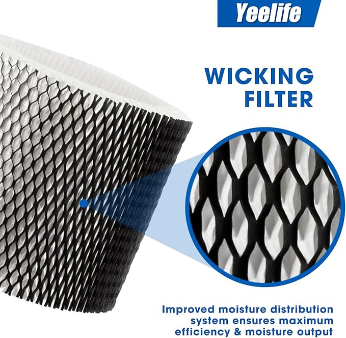 4 Pack HWF64 Humidifier Filter for Sunbeam Humidifier Filter B, SCM1746, Compatible with Holmes HM1730, HM1745, HM1746 - Image 3