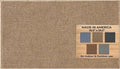 WaterHog Squares Front Door Mat Indoor Outdoor Entrance, Absorbent All-Weather Doormat with Non-Slip Rubber Backing, Dirt & Moisture Trapper, Low Profile, Easy Clean, Made in USA, 45.5"x70" Camel by WaterHog