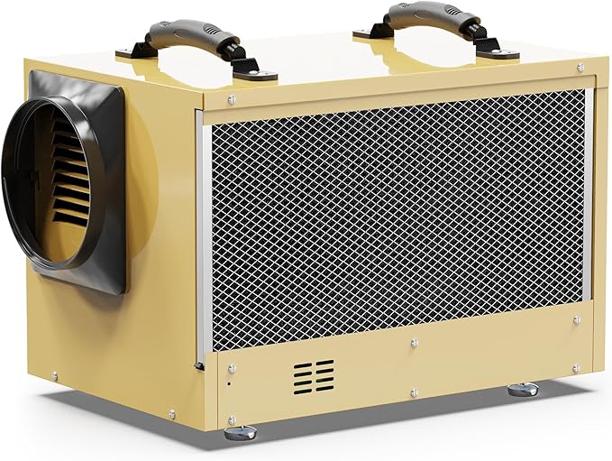 ALORAIR 120 PPD Commercial Dehumidifier, with Drain Hose for Crawl Spaces, Basements, Industry Water Damage Unit, cETL Listed, Compact, Auto Defrost Crawlspaces Dehumidifiers, Gold - Image 9