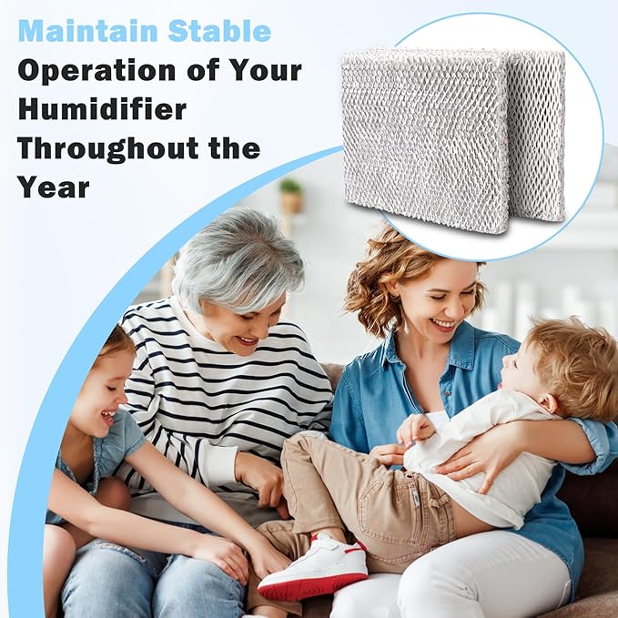 Water Filter Compatible with Trane HUMD200, HUMD200A, HUMD200T, HUMD200ABA00B Whole House Humidifiers, 2 Pack #10 Water Panel Humidifier Filter - Image 7