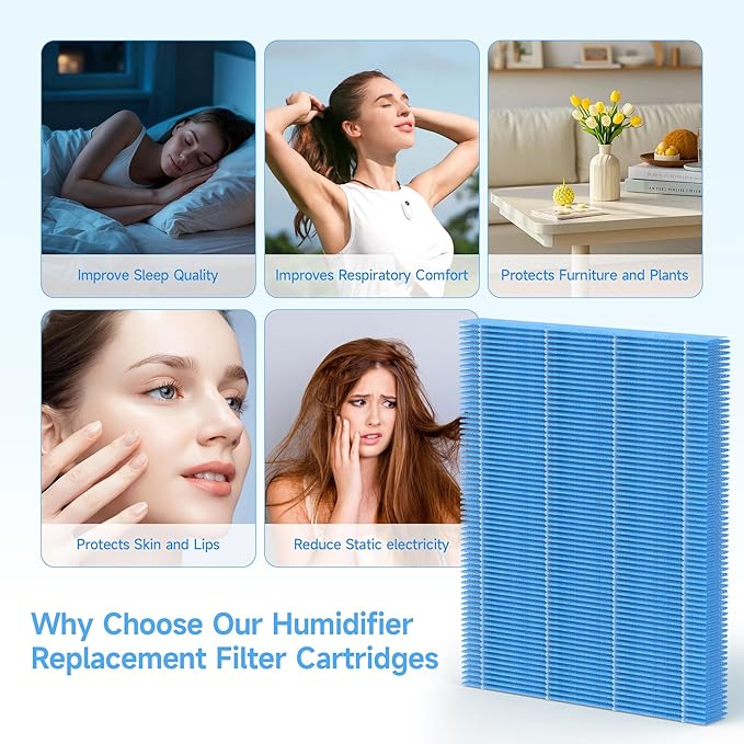 SAKEGDY 4 Packs MD1-0034 Replacement Humidifier Wick Filters Compatible with Vornado EVAP2, EVAP40, EV100, EV200, EVDC300, EVDC500, and EVDC505 Evaporative Humidifiers - Image 4