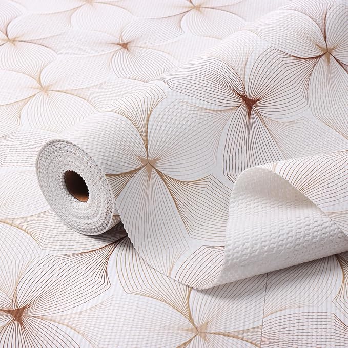 Shelf Liner for Kitchen Cabinets,Non Adhesive Cabinet Liner,Non-Slip Drawer Liner,Waterproof Shelf Liner Easy to Clean Strong Grip Liner for Cabinets,Drawers,Cupboard，(Flower 12 inx16.4 FT) - Image 8