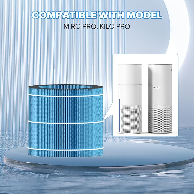 Afloia Washable Humidifier Filter, Wicking Filter, Durable Wet Curtain, Compatible with MIRO PRO and KILO PRO Air Purifier & Humidifier - Image 2