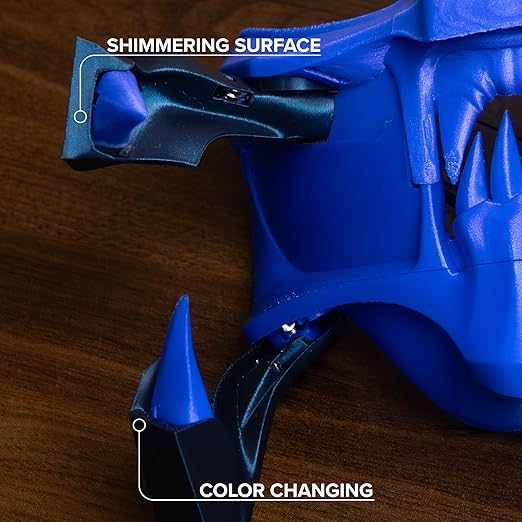 Polymaker Panchroma Blue Color Changing PLA, 1.75mm, 1KG, Glitter Starlight Midnight 3D Printer Filament, Hides Layer Lines, Easy to Print, Tangle Free, AMS Compatible, Works with Most FDM Printers - Image 4