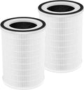True HEPA KILO Filter For Afloia KILO, KILOPLUS, KILOPRO, MIRO, MIRO PRO and for MORENTO MR-Kilo, Kalo Air Purifier, 360° 3-Stage Filtration for Home Bedroom Large Room Odor Dust Pollen Smoke, 2 Pack by ShufudeJa
