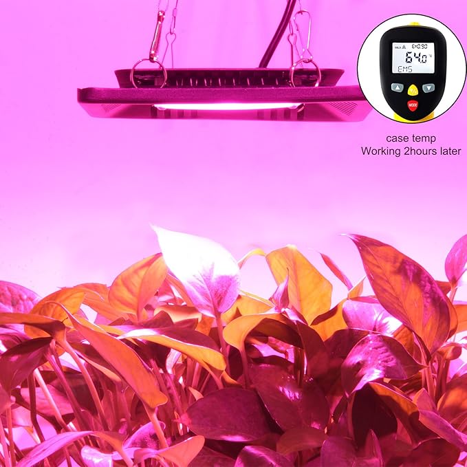 Waterproof 100W LED Grow Light Full Spectrum, New Technology COB LED Grow Light, Natural Heat Dissipation Without Noise, Suitable for Plants All Growing Stage Indoor or Outdoor. - Image 5