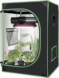 JungleA 2x2 Small Grow Tent, High Reflective Mylar Hydroponic Growing System, 24" x 24" x 36" Indoor Growing Tent Greenhouse Box Kit w/Window & Tray, Home Plant Farmer Flower, Mushroom, Veg Grow Box by JungleA