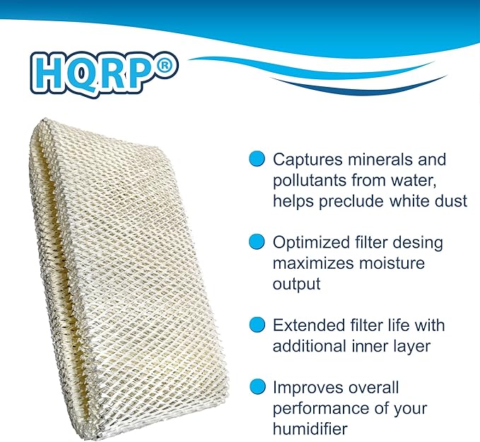 HQRP 2-Pack Filter Compatible with Holmes HM3500, HM3501, HM3650, HM3640, HM3641, HM3655, HM3655BF, HM3656BF, HM3656, HM3300, HM3400 Humidifier - Image 3