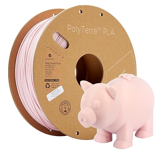 Polymaker Matte PLA Filament Matte Candy 1.75mm 1kg 3D Printing Filament, PolyTerra 3D Printer PLA Filament by Polymaker