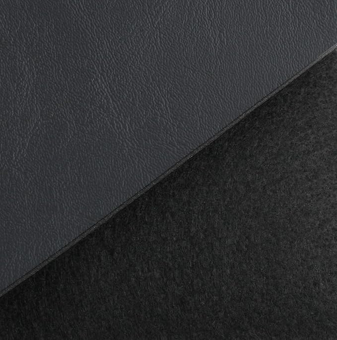 Trimmable, Non-Adhesive, Non-Slip, Dual Use Black Shelf Liner | Felt-Side for Beautiful Display or Vinyl-Side for Heavy Duty | Durable, Waterproof & Moisture Wicking (Black, Sample) - Image 2