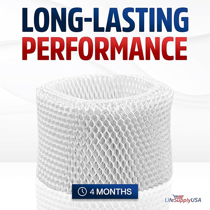 LifeSupplyUSA Filter E Humidifier Filter Replacement Wick Compatible with Honeywell Quietcare HCM-6009, HCM-6011i, HCM-6012i, HCM-6013i, HC-14, HW-14 - Image 4