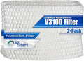 2-Pack WF2 Filter Replacement for Vicks V3100 Humidifier Filter Cool Mist - Compatible with Kaz Model V3100 Wicking Filters by Upstart+Battery