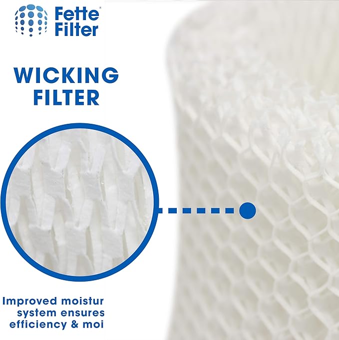 Fette Filter - Premium Humidifier Filters Compatible With Honeywell HAC-504, HAC-504AW & Filter A for Cool Mist Humidifiers (QTY 4) - Image 5