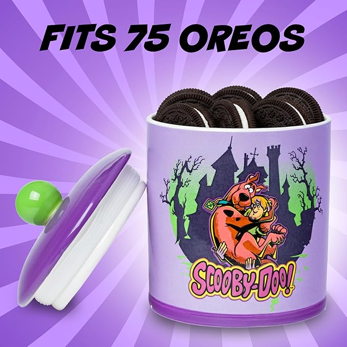 Silver Buffalo Scooby Doo Scooby Snacks Spooky Ceramic Cookie Snack Jar (Large) - Image 3