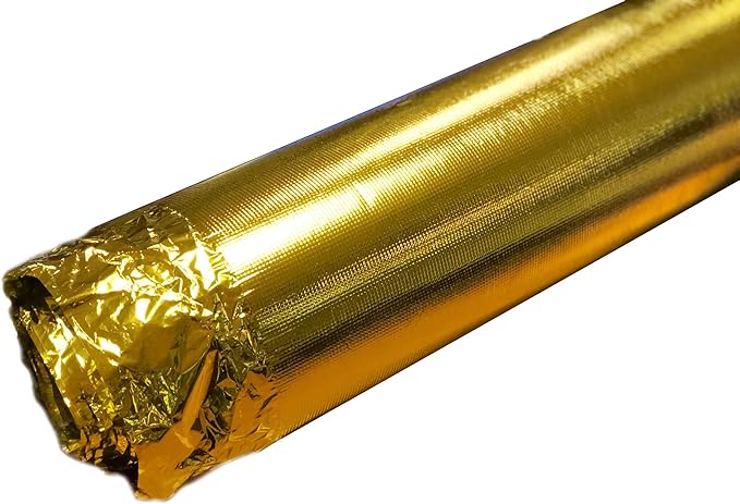 AMERIQUE AMEVA100PK5G Gold, 100SF Per Roll, Pack of 5, 500SQFT 4TH Generation High-Density Luxury 2.5MM Thick EVA Foam Flooring Underlayment Padding with Tape & Vapor Barrier, 500 Square Feet - Image 3