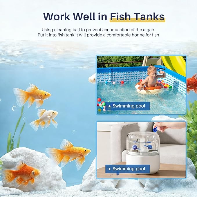 12 Pack Humidifier Cleaner, Humidifier Tank Cleaner Balls compatible with All humidifiers and Fish Tanks, Purifies Water, Prevents Hard Water Build-Up, Reduces Scale to improve Humidification - Image 4