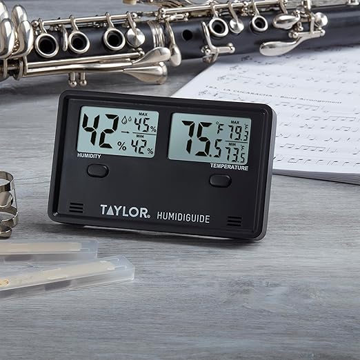 Taylor Wireless Digital Indoor Outdoor Thermometer and Hygrometer, Dual Display for Temperature and Humidity, Easy-to-Read for Home, Office, Greenhouse, Nursery, and Indoor Areas, Min/Max Black - Image 10