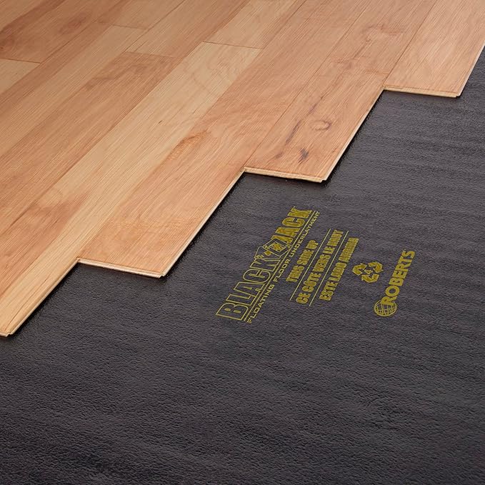 Roberts Black Jack Underlayment - 600 sq. ft. Roll - 43" x 167.5' x 2.5 mm - Image 2