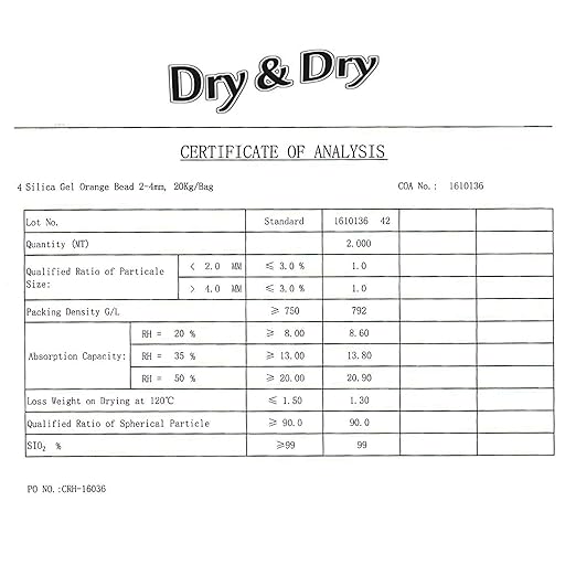Dry & Dry [1.2 LBS] Premium Orange Indicating Silica Gel Desiccant Beads(Industry Standard 3-5 mm) - Rechargeable Silica Gel Beads(1.2 LBS) - Image 8