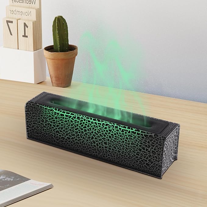 Essential Oil Diffuser | 7 Colour Lights Aromatherapy Diffuser | Aroma Diffusers for Home | Air Humidifier | Timable & Auto Shut-Off | 5.07oz | Black - Image 4