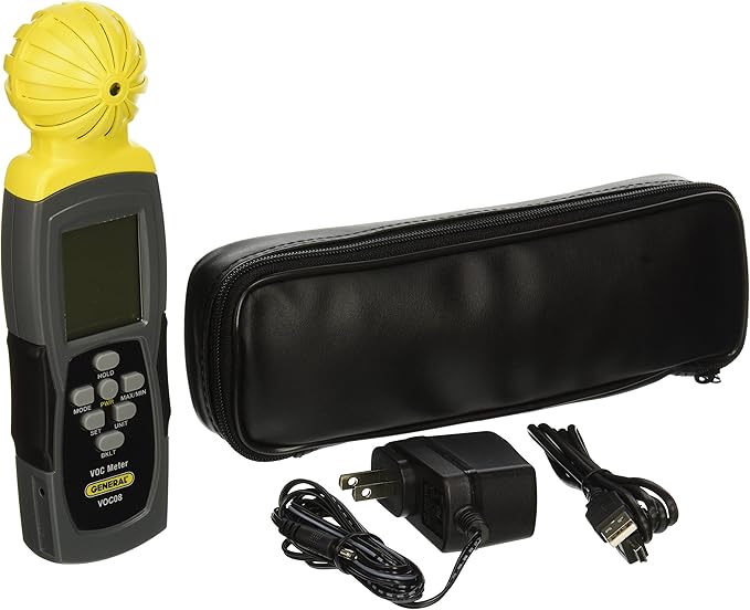 General Tools VOC Tester #VOC08 Data Logger - Volatile Organic Compound Emission Detector by GeneralTools