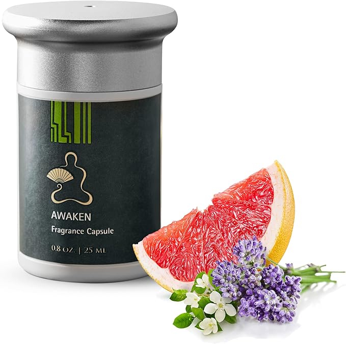 Home Diffuser - Luxury Hotel Fragrance Capsule - Awaken - Neroli, Mandarin, and Grapefruit Oils - Helps Keep You Focused and Promotes Clarity by Unknown
