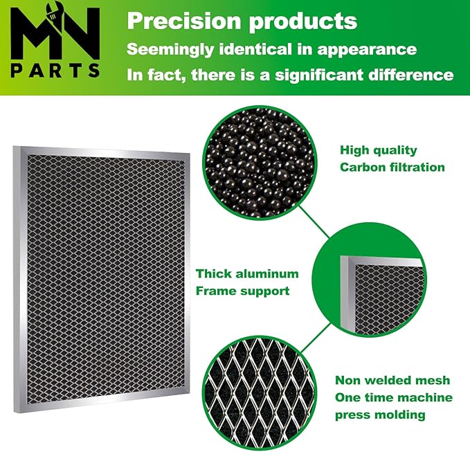 5443 Dehumidifier Filter 10"x12"x1" MERV 8 Washable Compatible with Whole-House Dehumidifiers Models 1830 1850 1852 and Ventilation Models 8191 8192 Replacement Filter 2 Packs - Image 4