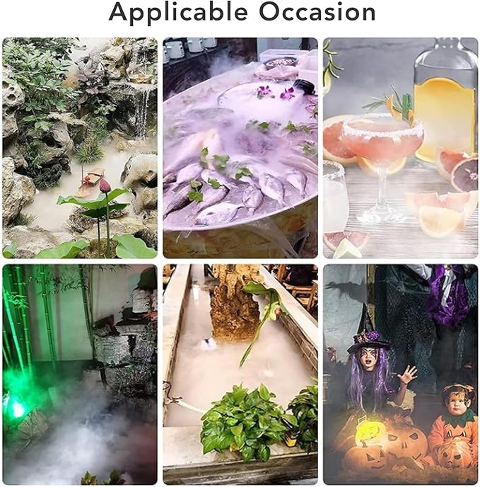 Mist Maker Fogger, 3 Ultrasonic Mist Maker, Stainless Steel Fog Machine Ultrasonic Pond Fogger for Water Fountain Pond Atomizer Humidifier, Halloween - Image 6