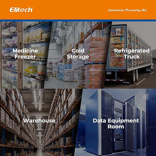 Elitech GSP-6G Bluetooth Data Logger Temperature Humidity with 100000 Points Data Storage Export, Pharmacy Vaccine DDL, MAX MIN AVR MKT, GSP-6G-ISO 17025 Certified with Dual Probe GLE/The - Image 9
