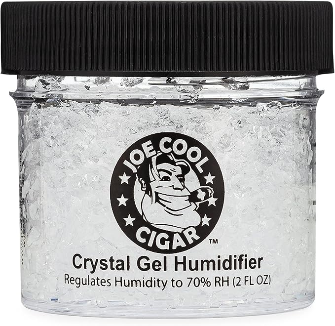 Crystal Gel Humidifier for Cigar Humidors (2 oz Jar) by Joe+Cool+Cigar