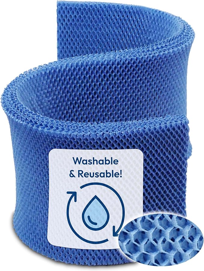 Reusable & Washable Universal Filter Replacement humidifier - fits Most Humidifier and Flexible Cut to Size - 31.5 inch x 8 inch x 1 inch by NATURAL+BREEZE
