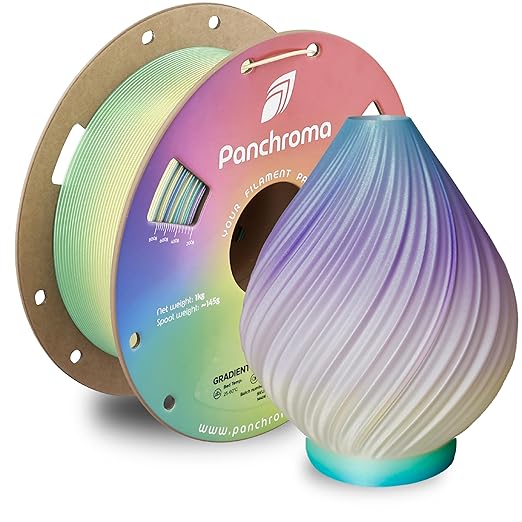 Polymaker Panchroma Gradient Celestial PLA Rainbow 3D Printing Filament, 1.75mm 1KG, Premium Gradient PLA, Easy to Print, AMS Compatible, Perfect for Figurines, Display Models and Fantasy Designs by Polymaker