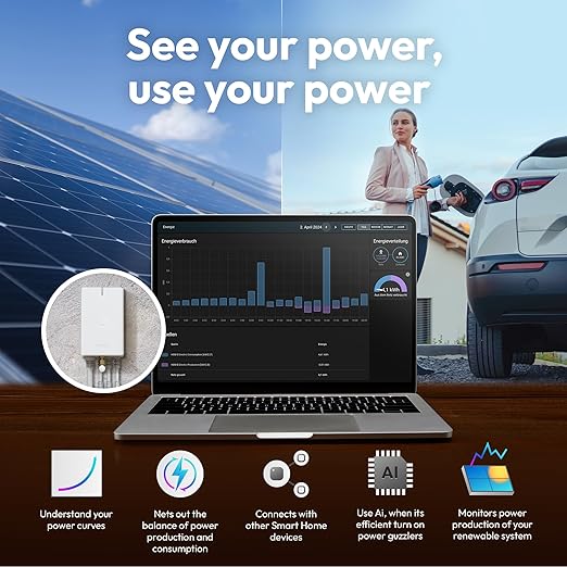 Aeotec Home Energy Meter 8 - Smart Electricity Monitor - Real-Time Usage and Production Tracking - Z-Wave Long Range - 2x200A Clamp-On Sensor - Supports 2-Phase Power - SmartThings - HomeAssistant - Image 5