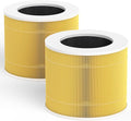 Leemone Core Mini Pet Replacement Filter for LEVOIT Core Mini Air Purifiers, High-Efficiency Activated Carbon, Replace Part Core Mini-RF, 2 Pack,yellow by Leemone