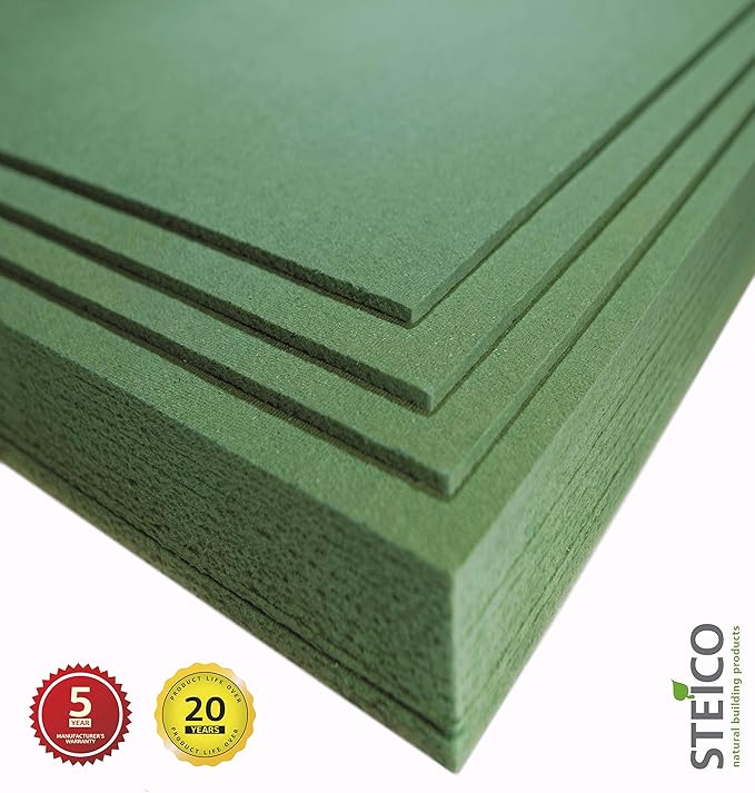 Wood Fiber Flooring Underlayment, 6mm (1/4 Inch) Thickness - 2160 Sq Ft, Natural Soundproofing Insulation, for Laminate, Vinyl, LVT, LVP, or Hardwood - Image 2