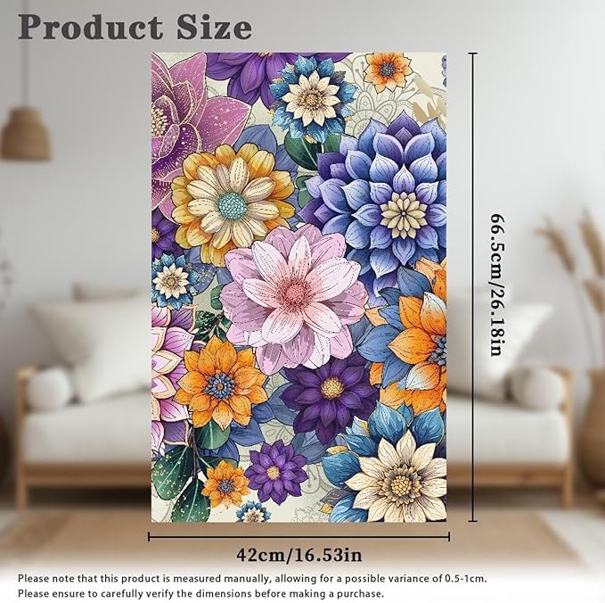 Boho Floral Fashion Headrest Cover for Recliners Elatic Sofa Headrest Covers Wear Resistant Couch Headrest Slipcover Daisy Decor for Loveseats - Image 5