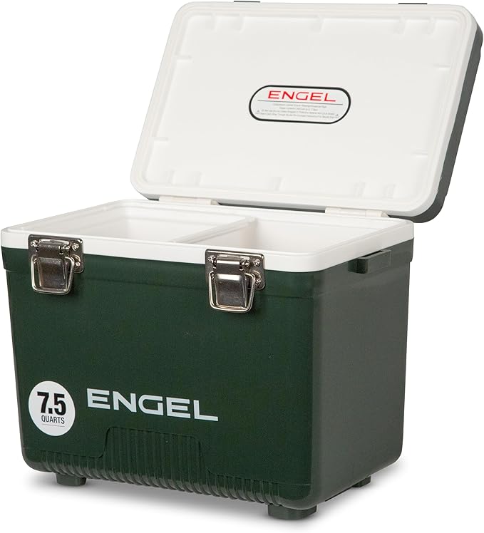 Engel UC7 7.5qt Leak-Proof, Air Tight, Drybox Cooler and Small Hard Shell Lunchbox for Men and Women by ENGEL