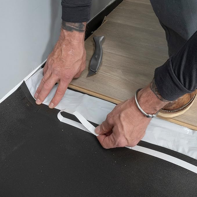 Roberts Black Jack Underlayment - 600 sq. ft. Roll - 43" x 167.5' x 2.5 mm - Image 4