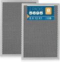 2-Packs 5695 Washable MERV 8 Dehumidifier Filter 8x12x1 Compatible with AprilAire Whole-House Models 1820 1820Z E070 E070KZ E070KZM E070N E070T E070Z Replacement Filter by Qinlov
